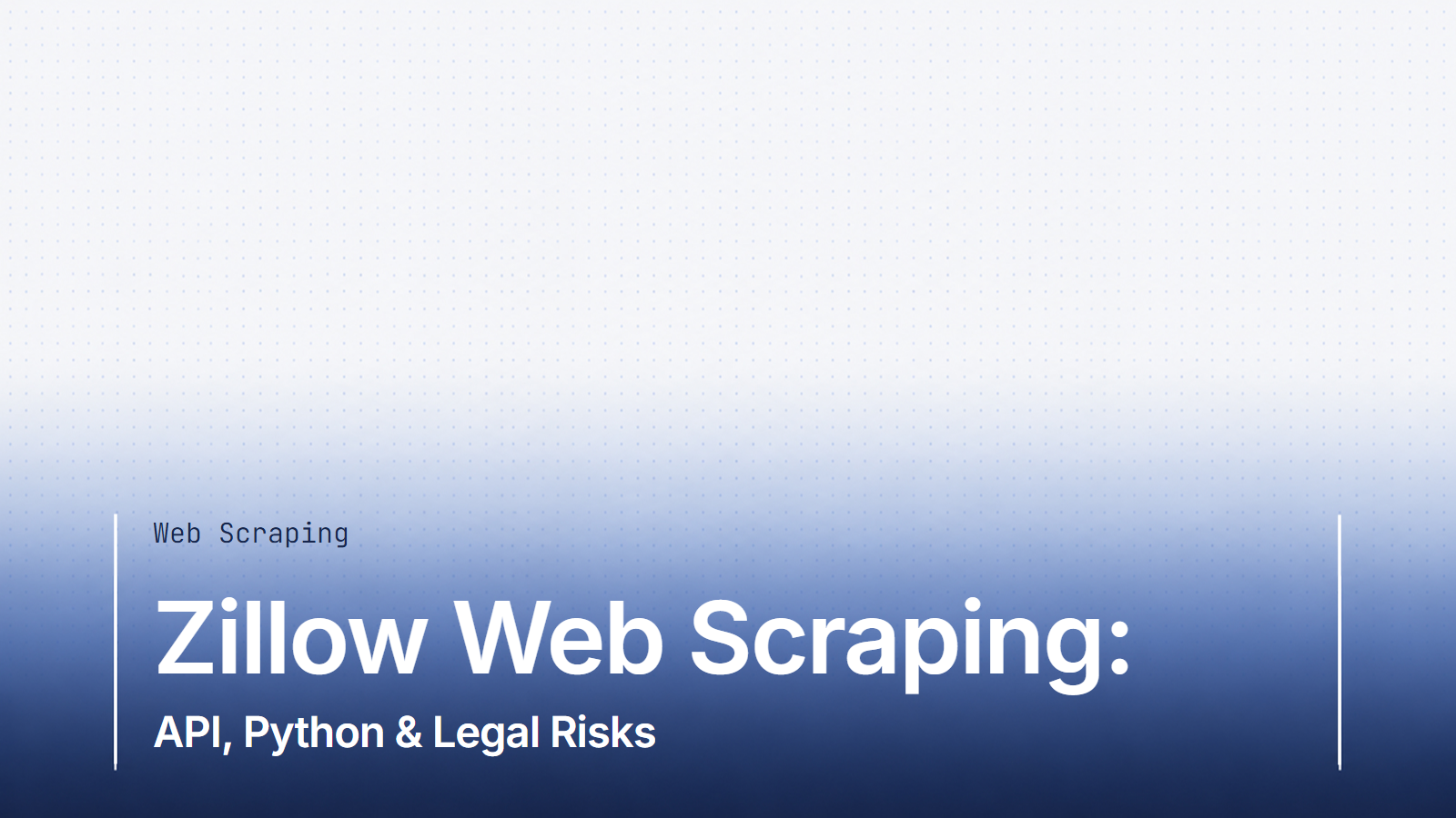 Zillow Api Python Zillow Web Scraping: API, Python & Legal Risks