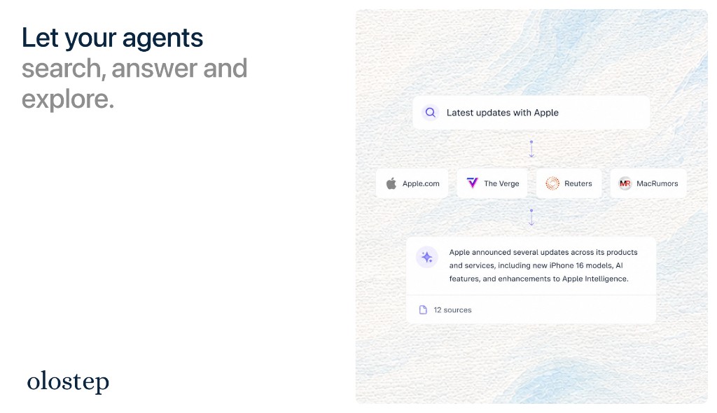 Let your agents search, answer and explore